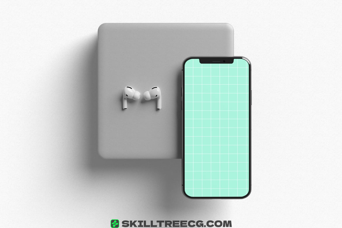 图片[3]-Top View Smartphone Mockup（143842）-技能树